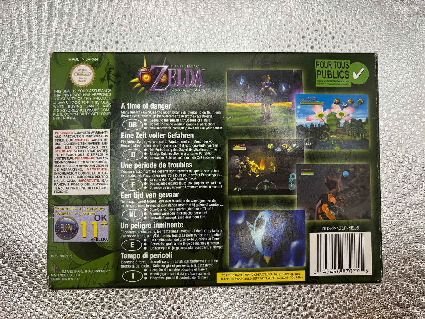 Zelda: Majora’s Mask - Nintendo 64 | Boxed Complete