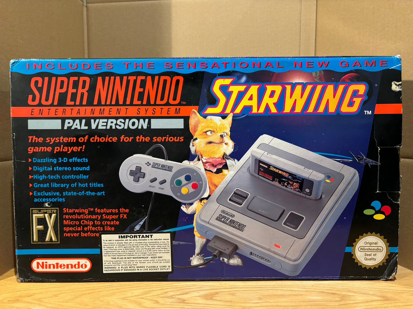 Super Nintendo Entertainment System | Star Wing Edition | Boxed Complete